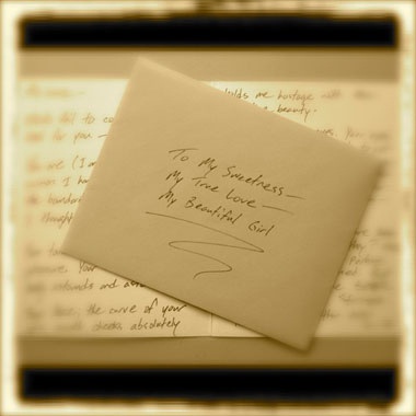 Handwritten love letter image from bing search.