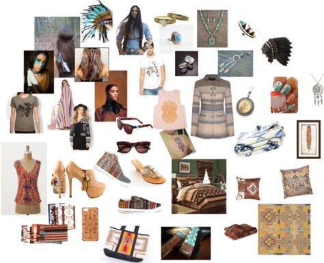 Native American influence in fashion.