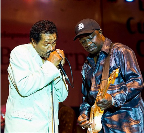 dexer allen and bobby rush on stage
