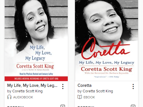 Book/Audiobook: Coretta: My Life, My Love, My Legacy